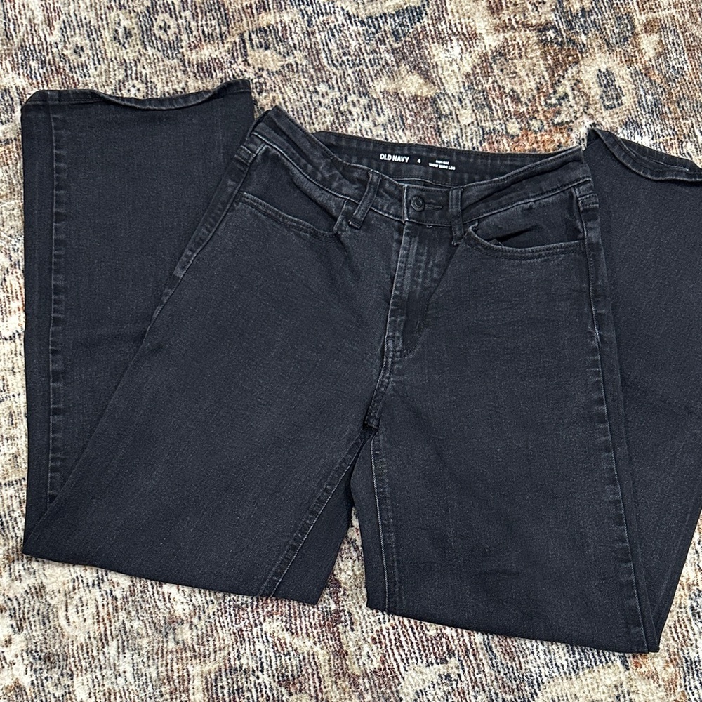 Old Navy Women's Black Flare & Wide Leg Jeans